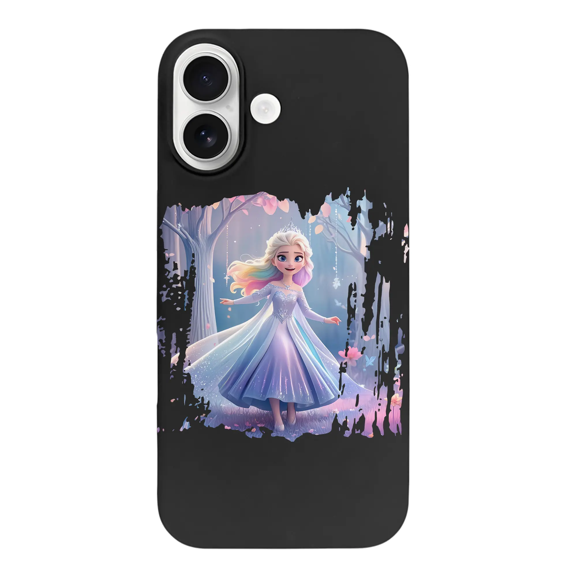 アナと雪の女王(Frozen) グッズ エルサ(Elsa) - iPhone 17 シリーズ シリコンケース 薄型 耐衝撃 指紋防止 ソフトタッチカバー 精密フィット 傷防止 保護ケース iPhone 17/17 Air/17 Pro/17 Pro Max 対応